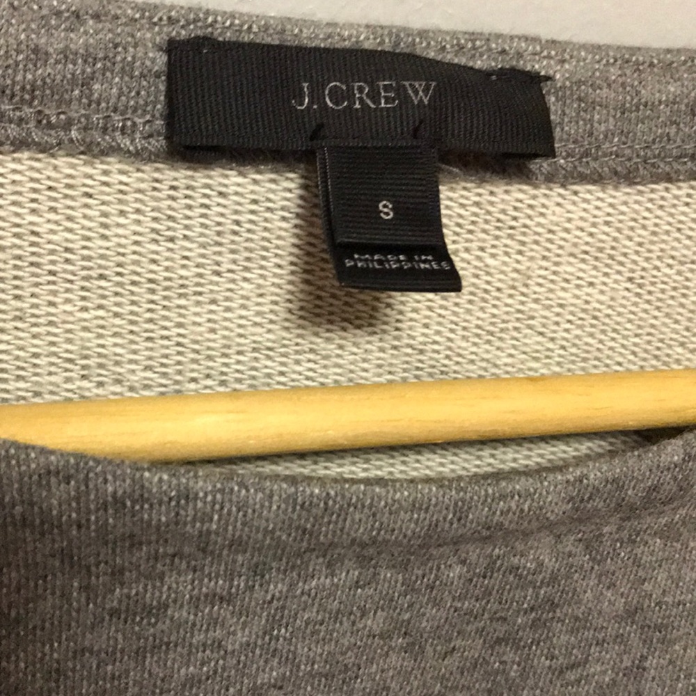 J Crew Ruffle Sleeve Sweatshirt - Picture 4 of 6